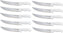 Omcan - 10” Butcher Steak Knife with White Polypropylene Handle, Pack of 10 - 12229