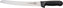 Omcan - 10” Curved Slicer Knife with Black Polypropylene Handle, Pack of 20 - 12821