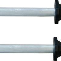 Omcan - 10" Diamond Steel Sharpening Rod, Pack of 2 - 13773