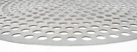 Omcan - 10" Disk Aluminium Perforated Pizza Pan, Pack of 20 - 46742