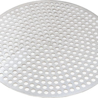 Omcan - 10" Disk Aluminium Perforated Pizza Pan, Pack of 20 - 46742