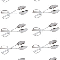 Omcan - 10" Double Spoon Salad Tong (254 mm), Pack of 10 - 80425