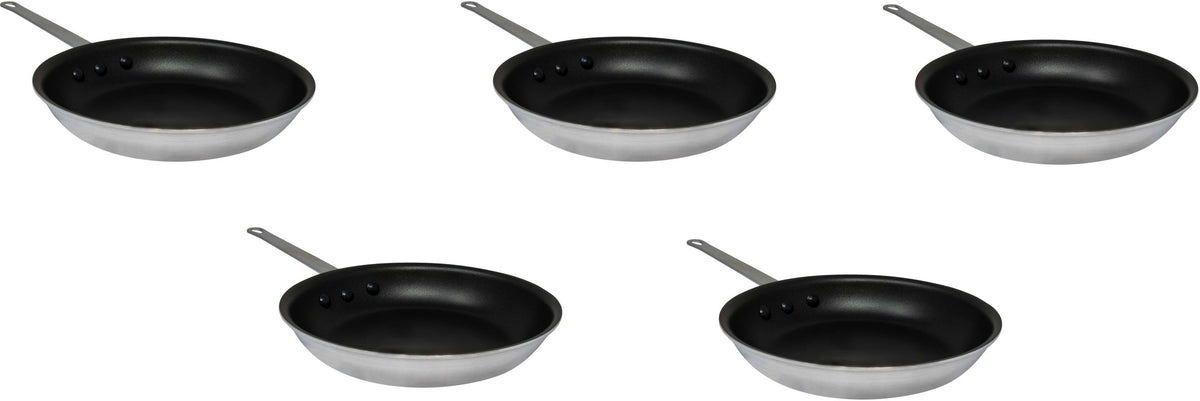Omcan - 10" Eclipse Finish Commercial Grade Aluminum Fry Pan, Pack of 3 - 43336