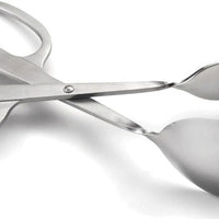 Omcan - 10" Fork & Spoon Salad Tong (254 mm), Pack of 10 - 80426