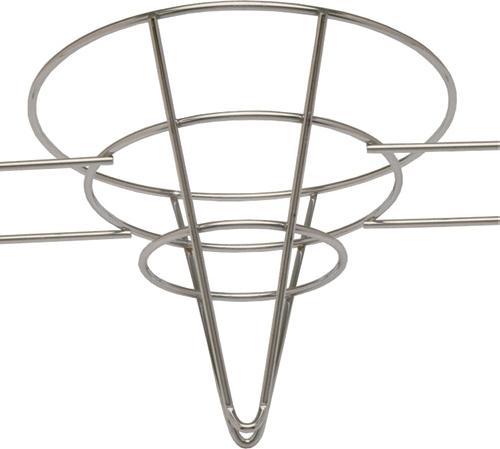 Omcan - 10" Fryer Oil Cone Filter Holder (254 mm), Pack of 20 - 80386