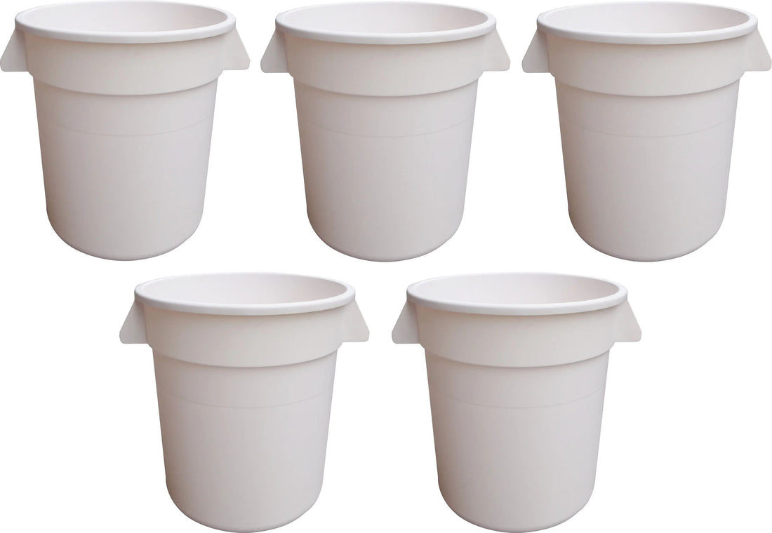 Omcan - 10 Gallon Food Storage Container, Pack of 5 - 80582