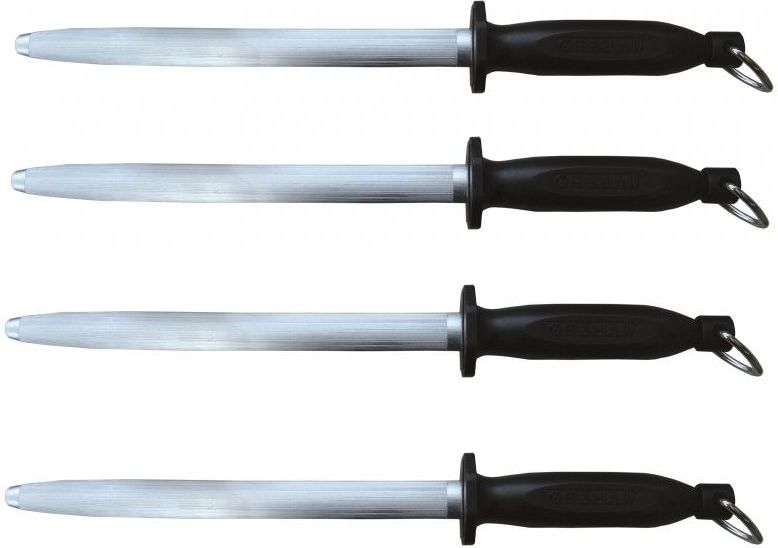 Omcan - 10" Oval Sharpening Steel, Pack of 4 - 13881