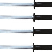 Omcan - 10" Oval Sharpening Steel, Pack of 4 - 13881