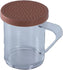 Omcan - 10 Oz Polycarbonate Dredge with Rose Lid & 2 mm Hole, Pack of 30 - 81167