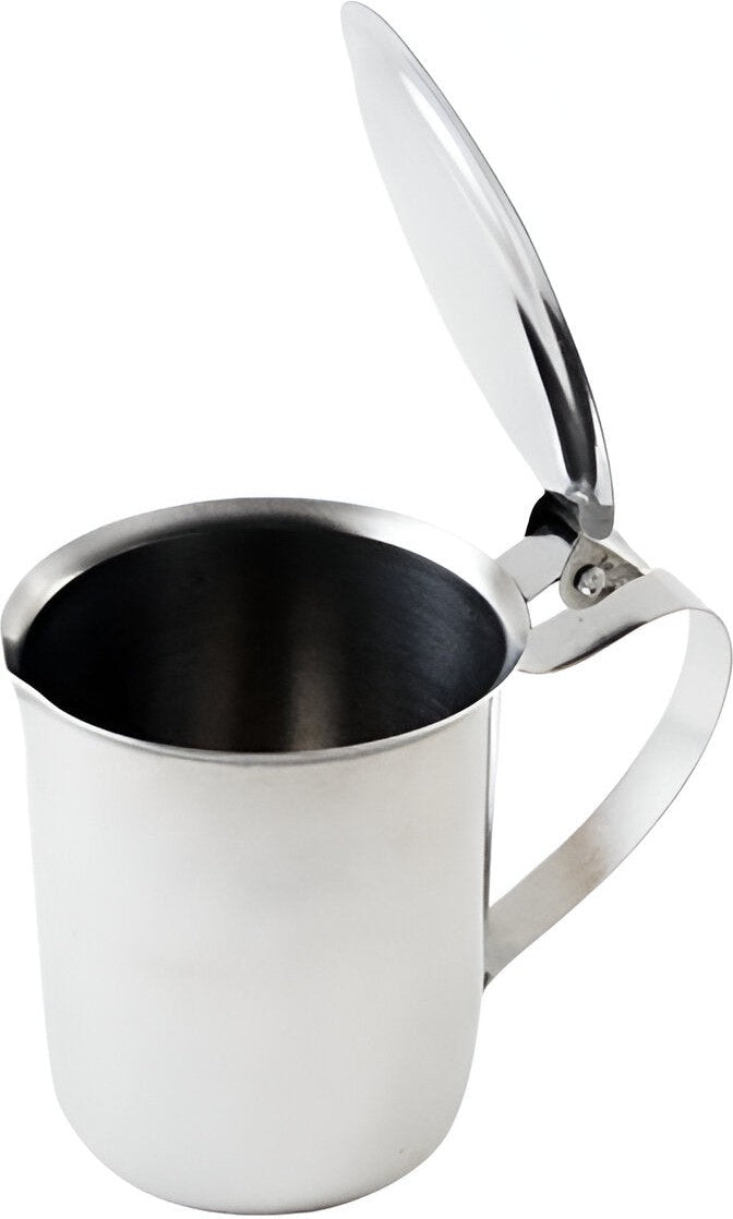 Omcan - 10 Oz Stainless Steel Server with Stackable Cover, Pack of 30 - 80819