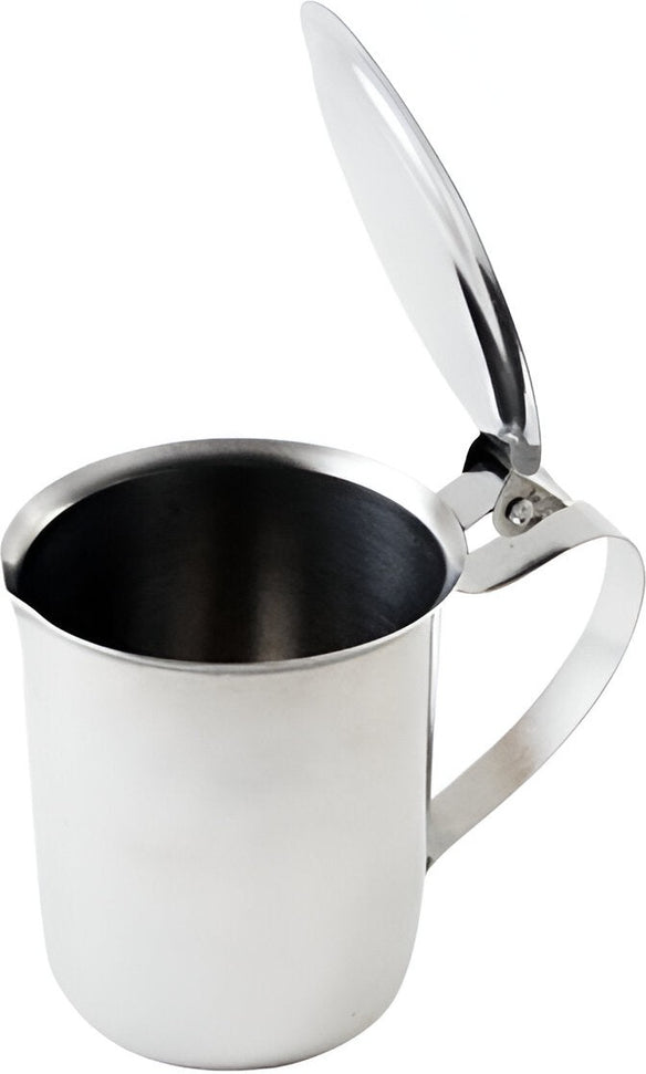 Omcan - 10 Oz Stainless Steel Server with Stackable Cover, Pack of 50 - 80819