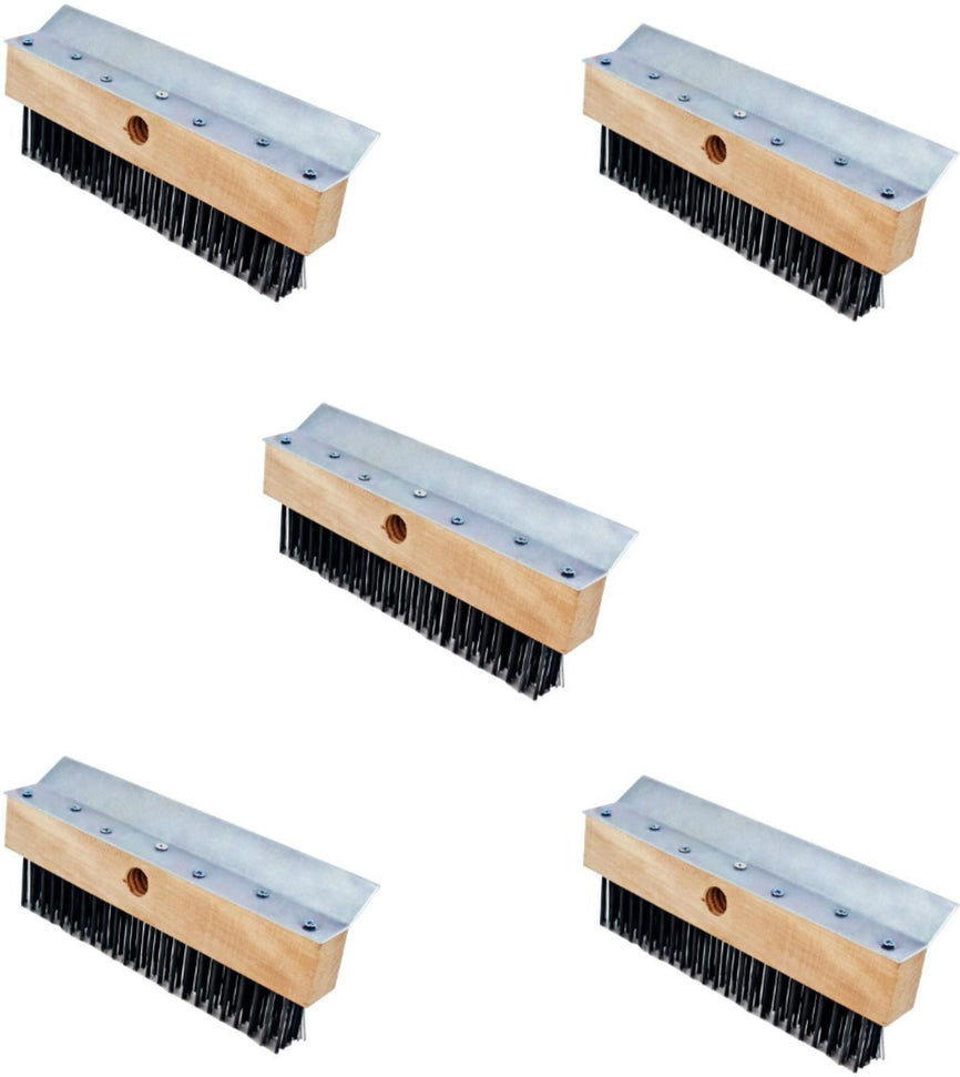 Omcan - 10" Pizza Oven Brush, Pack of 5 - 80944