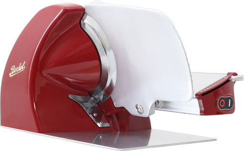 Omcan - 10" Red Electric Home Line 250 Meat Slicer - 47111