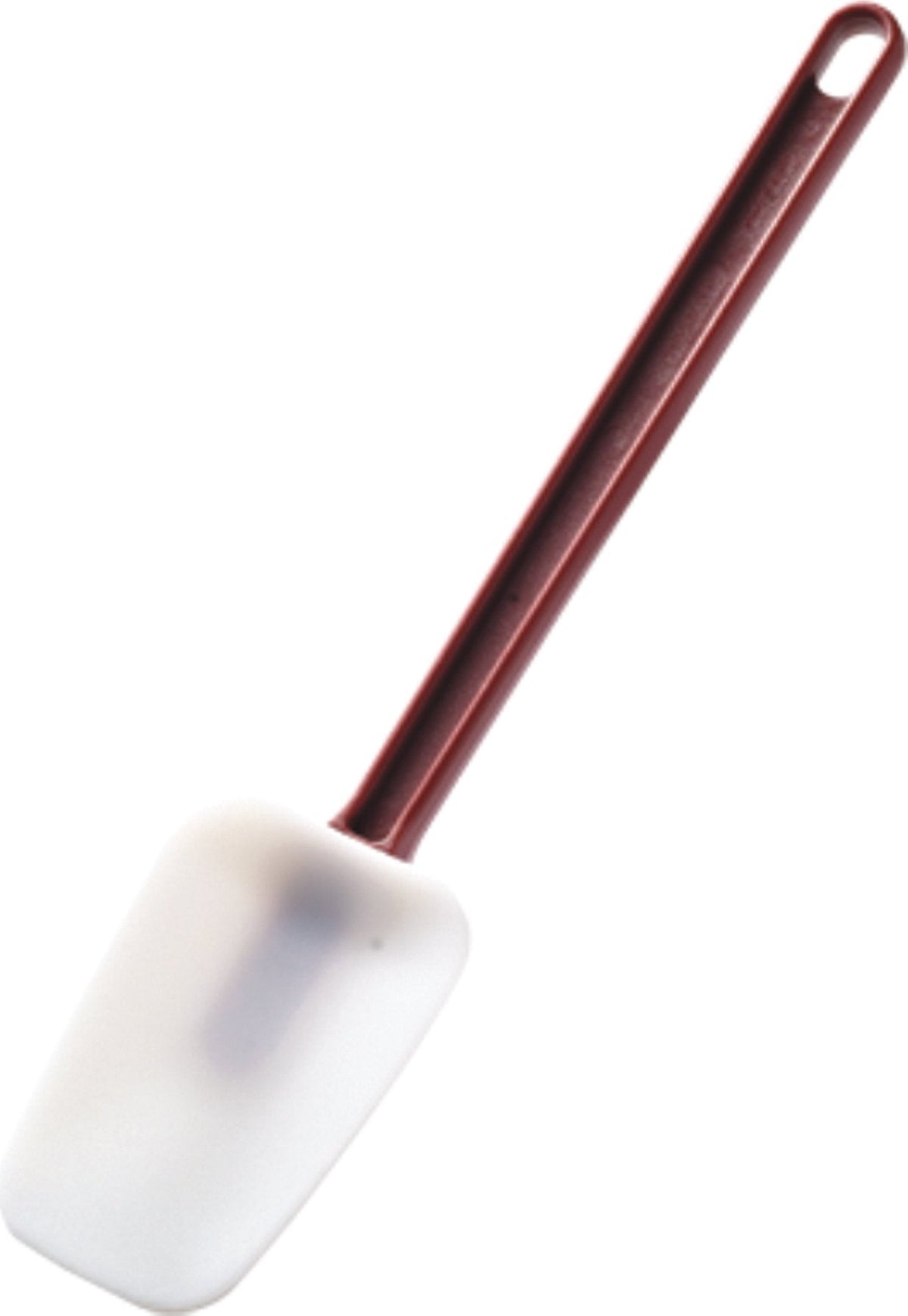 Omcan - 10” Silicone Bowl-Shaped Head Spoonula with Red Handle, Pack of 30 - 80077