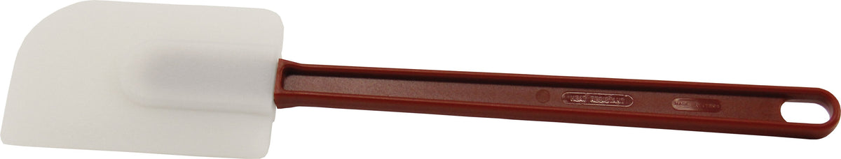 Omcan - 10” Silicone Head Spatula with Red Handle (25.4 cm), Pack of 40 - 40572