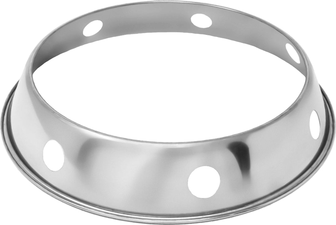 Omcan - 10″ Stainless Steel Wok Ring Stand, Pack of 25 - 46664