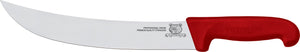 Omcan - 10” Victoria USA Steak Knife with Red Super Fiber Handle, 4/cs - 23884