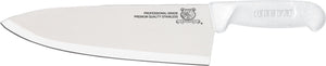Omcan - 10" White Handle Greban Medium Blade Cook Knife, 10/cs - 12142