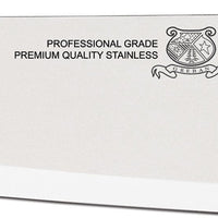 Omcan - 10" White Handle Greban Medium Blade Cook Knife, Pack of 10 - 12142