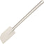 Omcan - 10” White Rubber Spatula with Flat Blade, 100/cs - 80030