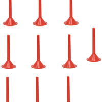 Omcan - 10 mm Plastic Spout for #32 Meat Grinder, Pack of 10 - 10026