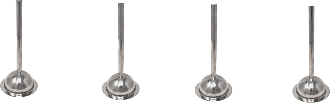Omcan - 10 mm Stainless Steel Spout for # 22 Meat Grinder, Pack of 2 - 10020