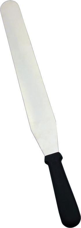 Omcan - 10” x 1 3/8” Stainless Steel Bakery Spatula, Pack of 30 - 80001