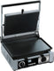 Omcan - 10” x 15” Single Panini Grill with Ribbed Top & Smooth Bottom Surface - 48603