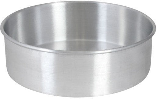 Omcan - 10" x 2" Round Aluminium Cake Pan, Pack of 20 - 44327