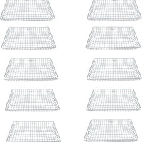 Omcan - 10" x 26" x 2" Doughnut Basket, Pack of 10 - 80886