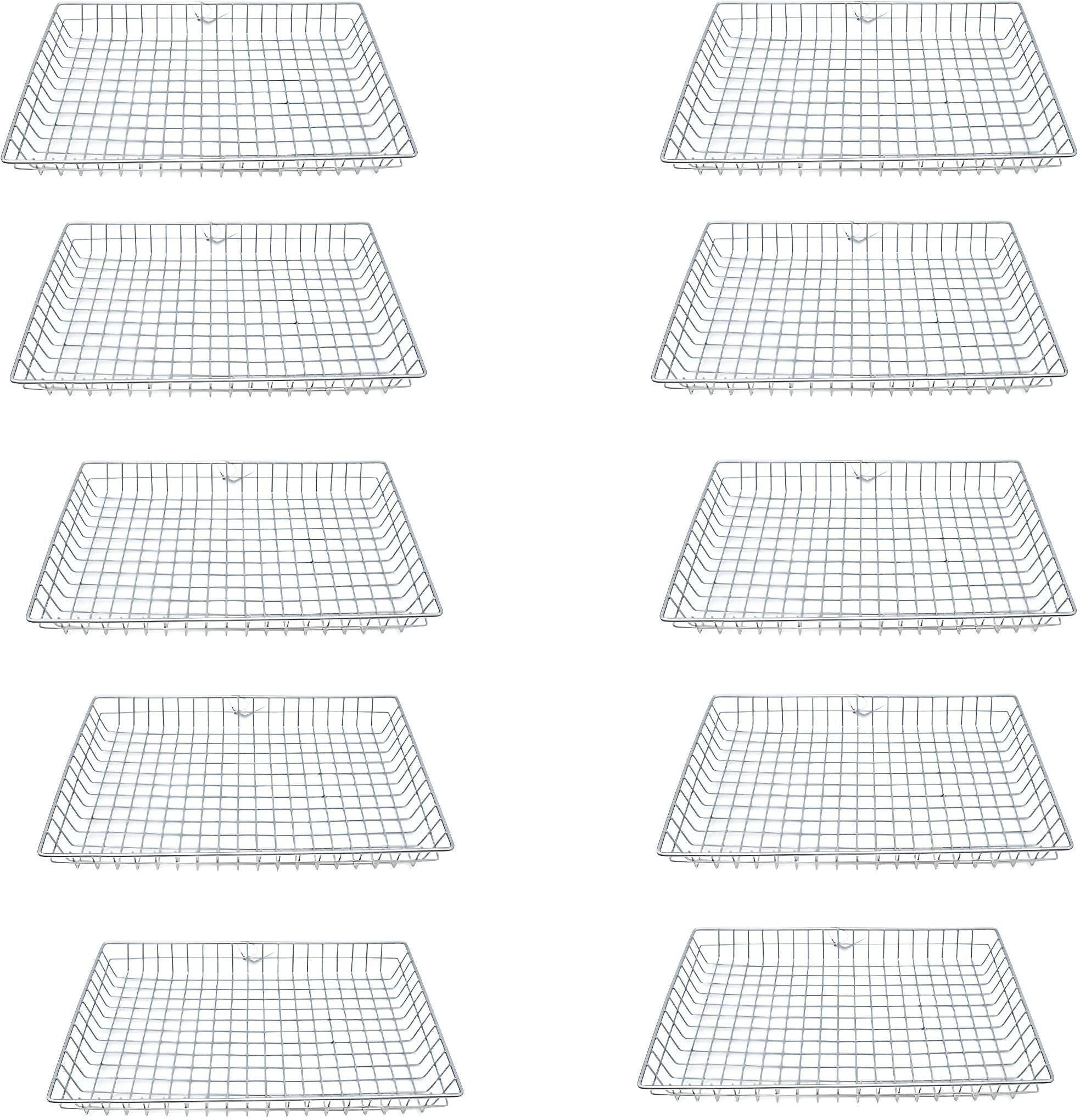 Omcan - 10" x 26" x 2" Doughnut Basket, Pack of 10 - 80886