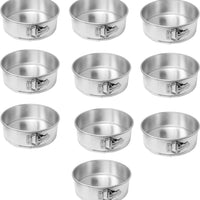 Omcan - 10" x 3" Aluminium Springform Cake Pan, Pack of 10 - 81107