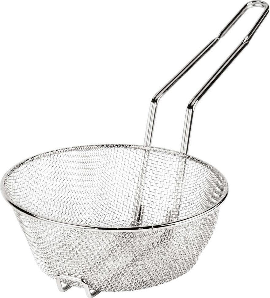 Omcan - 10″ x 3″ Fine Mesh Culinary Basket (254 x 76 mm), Pack of 15 - 80378