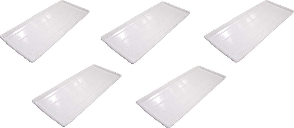 Omcan - 10” x 30” White Meat & Bun Tray, Pack of 10 - 13005