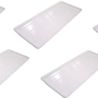 Omcan - 10” x 30” White Meat & Bun Tray, Pack of 10 - 13005