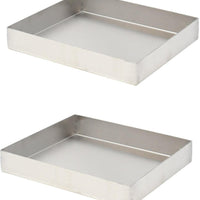 Omcan - 10″ x 30″ x 2.5″ Stainless Steel Pan, Pack of 2 - 44122