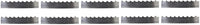 Omcan - 105” #422 Band Saw Blade, Pack of 10 - 10417