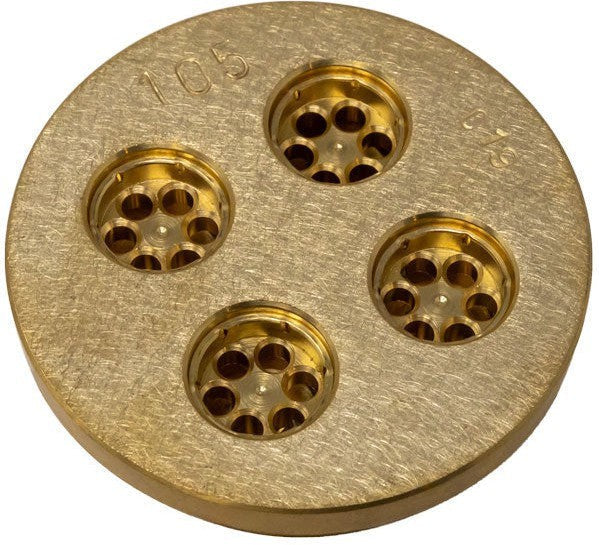 Omcan - #105 Maccheroni Rigati Pasta Die For Pasta Machine PM-IT-0004 - 13355