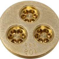 Omcan - #108 Maccheroni Rigati Pasta Die For Pasta Machine PM-IT-0004 - 13356