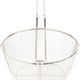 Omcan - 10.5" x 6" #4 Mesh Round Wire Fry Basket (267 x 152 mm), 10/cs - 80385