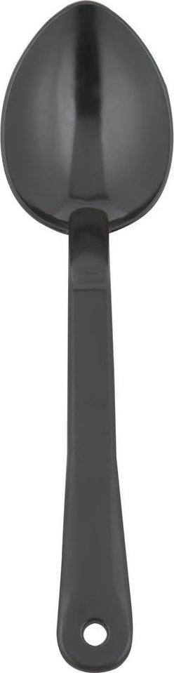 Omcan - 11" Black Serving Spoon, Pack of 100 - 85099