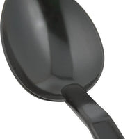 Omcan - 11" Black Serving Spoon, Pack of 50 - 85099