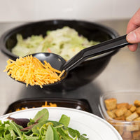 Omcan - 11" Black Serving Spoon, Pack of 50 - 85099