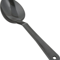 Omcan - 11" Black Serving Spoon, Pack of 50 - 85099