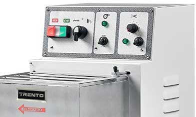 Omcan - 11 Lb Stainless Steel Pasta Machine with Cooling & Cutter - 49118