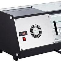 Omcan - 11 Qt Black Retro Soup Warmer/Rethermalizer - 44392