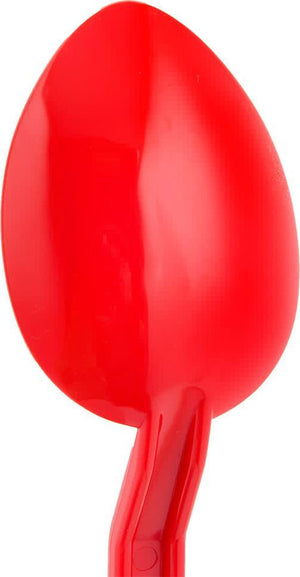 Omcan - 11" Red Serving Spoon, 100/cs - 85100