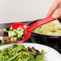 Omcan - 11" Red Serving Spoon, Pack of 100 - 85100