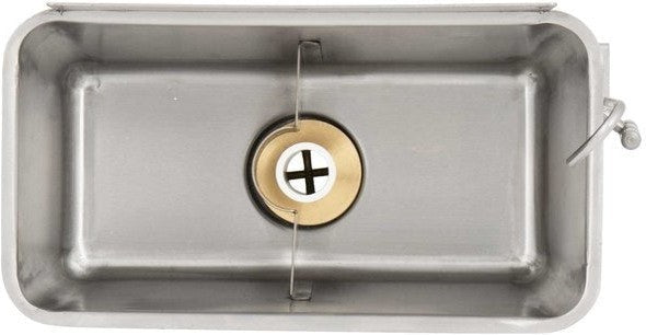 Omcan - 11″ Stainless Steel Ice Cream Dipper Well and Faucet Pack - 48176