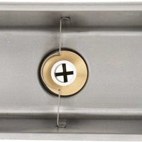 Omcan - 11″ Stainless Steel Ice Cream Dipper Well and Faucet Pack - 48176